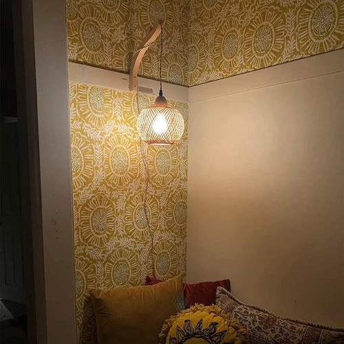Applique murale bambou vue de face