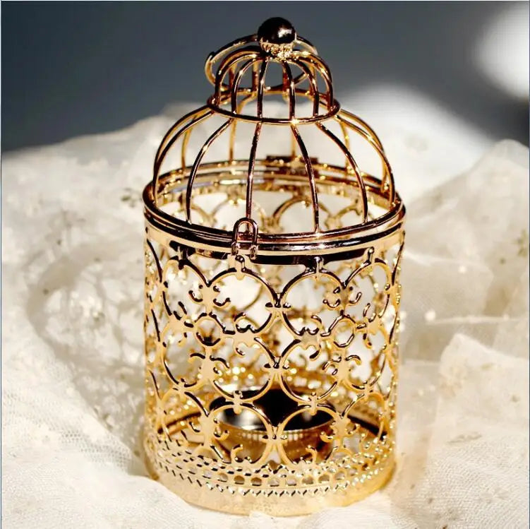 Photophore marocain cage métal, dimensions