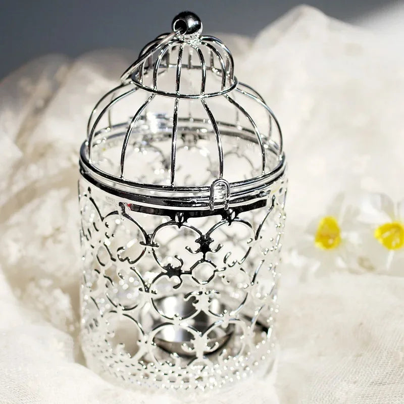 Photophore marocain avec bougie chauffe-plat