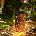 1 PC Iron Lantern Solar Lamp Outdoor Decorative Lighting Pathway Solar-powered Light Garden