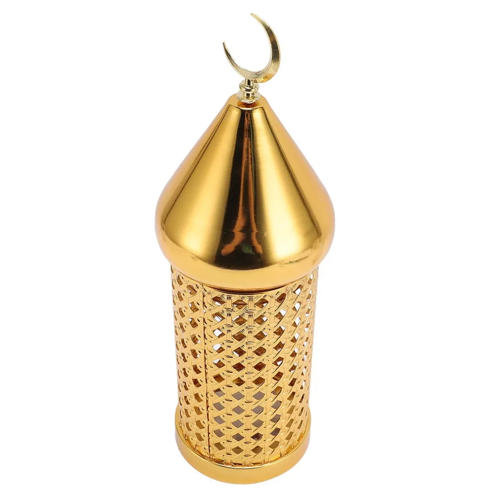 Lanterne dorée pour mariage avec bougie