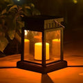 Lanterne solaire miniature style palais, lumière chaude