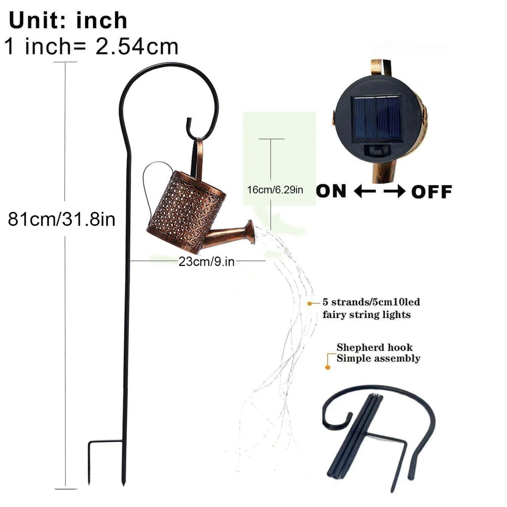 1 PC Iron Lantern Solar Lamp Outdoor Decorative Lighting Pathway Solar-powered Light Garden