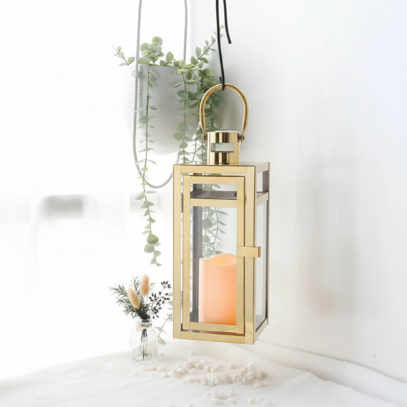 lanterne doré suspendue